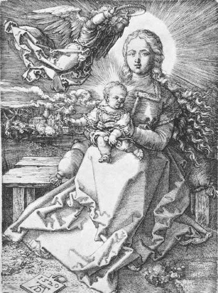 Madonna Crowned by an Angel